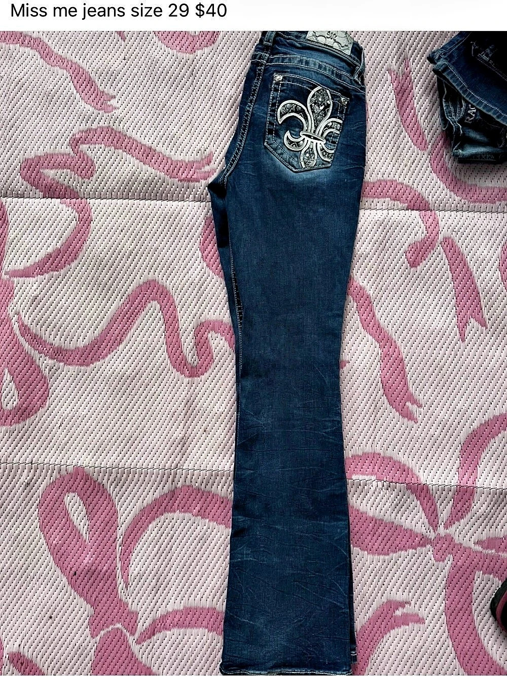 Miss Me Skinny Jeans Waist 29 Blue